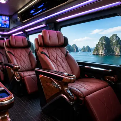 Ghế giữa xe limousine