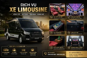 Nội thất xe limousine Xe Nhanh 360