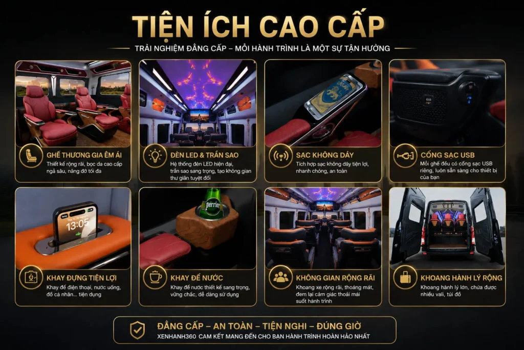 nội thật xe limousine
