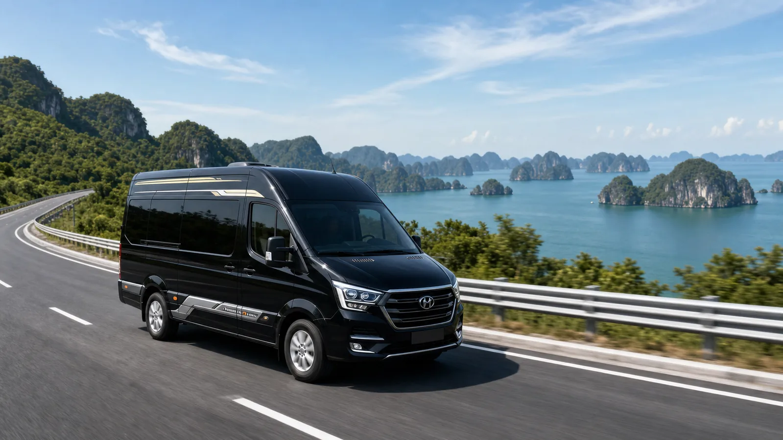 Xe đi Vân Đồn từ Hà Nội chạy cao tốc