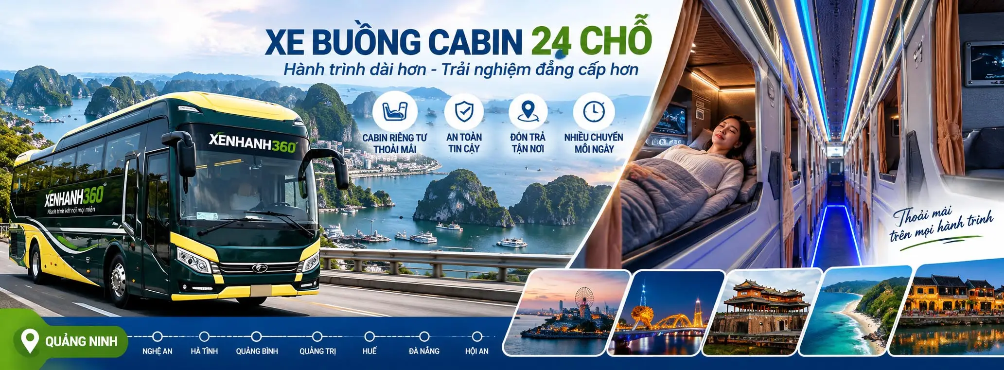 xe cabin các tỉnh xenhanh360