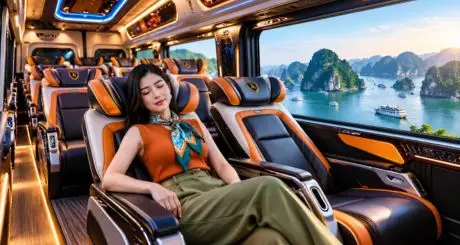 Nội thất xe limousine Xe Nhanh 360
